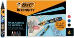 BIC Intensity jelölőfilc, különböző színek, 4 db doboz