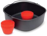Philips HD9945/01 Airfryer Accessory XL-es sütőkészlet, 2L sütőtálca + 9 db szilikon muffinkehely (HD9945/01)