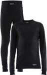 Craft Core Dry Baselayer Junior Black Gyermek termoszkészlet 146 cm