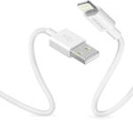 Dudao Cablu de date Dudao L1L, USB/Lightning, 3A, 1m, Alb (6970379613757)