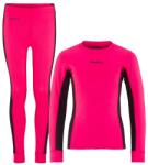 Craft Core Dry Baselayer Junior Fame/Dark Plum Gyermek termoszkészlet 134 cm