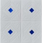 DEGRETS Tapéta DEGRETS 99231 Öntapadós 3D Tapéta rombusz fehér-kék, Méret: 70cm x 70cm x 8mm (99231)