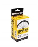 Onyx Kerékpárbelső, ónix, DV szelep 40 mm, gumi, 28x1, 75/2, 125 hüvelyk, fekete (DK28004)