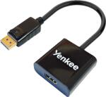 YENKEE DisplayPort HDMI Átalakító Fekete 15cm YVC 03 (YVC 03)