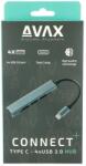 AVAX HB601 CONNECT+ Type C - 4xUSB 3.0 HUB (EXPHB601)