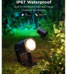 Govee Spoturi de exterior Govee H7093311, 2 bucati LED pentru exterior, 16 milioane de culori, 69 de moduri de scena, weather-resistant, Clasa energetica G (h7093311)