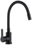 Metalac T03714 mosogató keverőcsap, Flexy Mamba, fekete