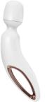 Satisfyer Vibrator Masaj Wand-erland, 50 Programe Vibratii, Silicon, USB, Alb, 34 cm Vibrator