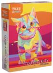 Yazz Puzzle Yazz Puzzle din 1000 piese - Pisicuță colorată (3869) Puzzle