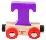Bigjigs Rail Вагонче дървена влакова линия - Буква T (BR120)