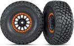 Traxxas колело 3.2/2.2", джанта Method Racing оранжев, гума Baja KR3 (2)