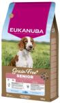 EUKANUBA Grain Free Senior Small Medium Ocean Fish 12 kg gabonamentes táplálék idősebb, kis és közepes testű kutyáknak, halakkal