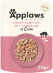 Applaws 16x70g Applaws tonhal&garnéla aszpikban tasakos nedves macskatáp