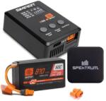 SPEKTRUM Smart Powerstage G2 Car 2S 810mAh IC2, töltő S100, tápegység 65W (SPMXPSS210I)