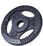 Gorilla Sports Öntöttvas súlytárcsa fekete 2, 5 kg (100542-00019-0007) - kokiskashop Súlytárcsa