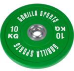 Gorilla Sports Súlytárcsa gumírozott 10 kg (100946-00001-0016) - kokiskashop Súlytárcsa