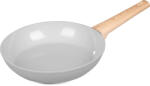 Magic home Serpenyő, MagicHome Harmony, 26 cm, világosszürke, indukciós alj, fa hatású kivitel, kerámia bevonat, minden tűzhelyhez, könnyen tisztítható (TC8010066)