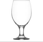 LAV Söröspohár készlet, LAV Misket, 400 ml, 6 db, 6, 9 × 16 cm, átlátszó, üveg, elegáns kivitel, stabil talp (TC8010115)