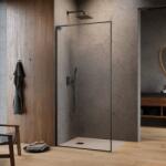 Radaway Perete de dus tip Walk-In cu stabilizatorului de unghi L, antracit periat, Radaway Modo F SL Brushed GunMetal II 10419064-92-01R (10419064-92-01R)