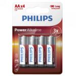 Philips Alkáli 1.5V AA Ceruza elem PowerLife 4db (LR6P4B/10) (LR6P4B/10) (LR6P4B/10)