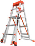 Little Giant Ladder Двустранна телескопична стълба Little Giant Select Step с платформа Air Deck, 4+2 стъпала (15125EN)