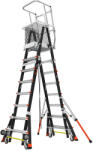 Little Giant Ladder Телескопична стълба от фибростъкло с регулируем кош cage - adjustable - работна височина 6.07 метра (18515-240)