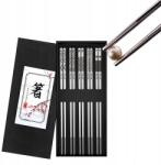  Prémium rozsdamentes acél evőpálcika 5 pár Ezüst (GMC14)