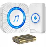  Surfou Vezeték nélküli ajtócsengő IP54 vevővel, 55 dallam (B0F1CMRM7L)