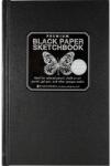 Peter Pauper Press Skicckönyv rajzpapír A/5 Peter Pauper 96lap 110g fekete lap (331625)