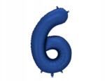Party Deco Fólia lufi, Size 86cm, sötétkék, szatén bevonat