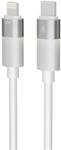 AVAX CB315 GLOWY 27W USB-C - Lightning gyorstöltő kábel, fehér - 2m (AVAX CB315) - mzona