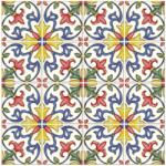 Wallepic Tuscan Tile csempe, 6, 35×6, 35cm, többszínű (FWP-3393-VER-53)