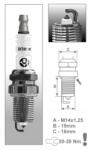 Brisk Platin DR14YP gyújtógyertya, M14, 16mm, 90.000km csere