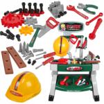 MalPlay Barkácsműhely, szerszámok, sisak, 71cm, 47 darabos készlet (102757)
