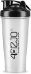4FIZJO Shaker sportiv PRO pentru suplimente cu sac din plasă 650 ml