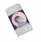 Lionelo bambusz pelenka, 120×120cm, antibakteriális (LO-BAMBOO GREY SWADDLE GREY STONE)