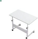 Leziter Állítható magasságú laptopasztal 80x40 cm fehér