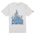 Vans Rövid ujjú pólók REFLECTIVE CHECKERBOARD FLAME SS Fehér 12 / 14 Jahre