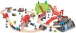 Hape Train track with toy box