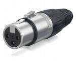 BEHRINGER X3F-SR XLR csatlakozó, ezüst, 3 pólusú (0005-AAC86-000)
