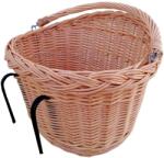ONYX Szép nagy fonott kosár kerékpárra barna