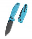 bestechman by bestech knives Bestechman Goodboy Jr. Blue G10 összecsukható kés, Grey PVD, D2 acél (BMK10D)