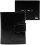 Cavaldi 0720L-P-BS RFID fekete férfi marhabőr pénztárca 8.5 x 10.5 x 2.5 cm (58289)