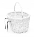 ONYX Fonott Kosár ONYX Kerékpár Kicsi Fehér Eco fehér