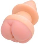 Nature Skin - anál plug és péniszköpeny (natúr) - shop