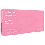 Mercator Medical Nitrylex pink nitril púdermentes világos rózsaszín vizsgálókesztyű L (5906615035343)