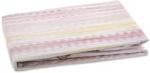 Takoy Cearceaf cu elastic 220x200x30cm din bumbac culoare violet cu model geometric 105 g/m2 PRINT