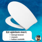  Sanibello Sofclose rendszerű könyen levehető ülőke hagyományos kialakítású WC - k re (sanibello)
