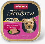  Animonda Vom Feinsten Adult Mini Kalb, Schinken, Basilikum (borjú, sonka, bazsalikom) alutálkás eledel felnőtt kistestű kutyának 100g (82360)