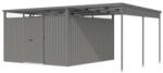 Karibu fém kerti ház KARIBU OSTEN 3, 5 (12524) szürke (LG4477)